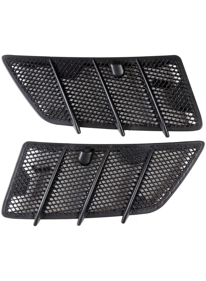 KISSUN 1648804305 1648804405 Pair Hood Air Vent Grille Cover for Mercedes W164 ML350 ML450 ML550 ML63 AMG GL320 GL350 GL450 GL550 Class 2008-2011 2009 2010 Hood Air Vent Cover Left Right - Image 1